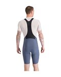 SPORTFUL Pantaloni scurți de ciclism cu bretele - PULSE - albastru