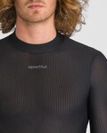 SPORTFUL Tricou de ciclism cu mânecă lungă - WINTER LAYER TEE LS - negru