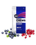 GU Nutriție pentru ciclism - ENERGY CHEWS 60 g BLUEBERRY POMEGRANATE