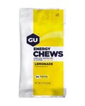 GU Nutriție pentru ciclism - ENERGY CHEWS 60 G LEMONADE