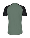 SCOTT Tricou de ciclism cu mânecă scurtă - ICON RAGLAN - verde/negru