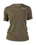 FOX Tricou de ciclism cu mânecă scurtă - W RANGER DR - verde