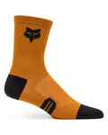 FOX Șosete clasice de ciclism - 6" RANGER - maro