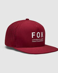 FOX Șapcă de ciclism - NON STOP TECH SNAPBACK - bordo