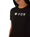 FOX Tricou de ciclism cu mânecă scurtă - W ABSOLUTE - negru