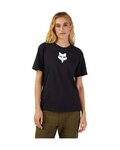 FOX Tricou de ciclism cu mânecă scurtă - W FOX HEAD - negru