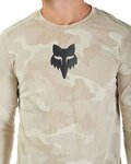 FOX Tricou de ciclism cu mânecă lungă de vară - RANGER TRU DRI - gri