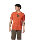 FOX Tricou de ciclism cu mânecă scurtă - RANGER TRU DRI - portocaliu