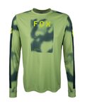 FOX Tricou de ciclism cu mânecă lungă de vară - RANGER TAUNT - verde
