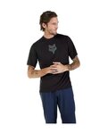 FOX Tricou de ciclism cu mânecă scurtă - RANGER HEAD - negru