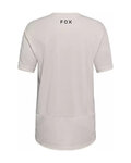 FOX Tricou de ciclism cu mânecă scurtă - RANGER SS HEAD - alb