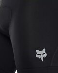 FOX Pantaloni scurți de ciclism fără bretele - TECBASE - negru