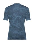 FOX Tricou de ciclism cu mânecă scurtă - W RANGER - albastru