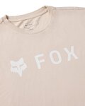 FOX Tricou de ciclism cu mânecă scurtă - ABSOLUTE 195 ORIGINAL SS - bej/alb