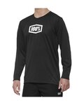 100% SPEEDLAB Tricou de ciclism cu mânecă lungă de vară - RIDECAMP - negru