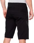100% SPEEDLAB Pantaloni scurți de ciclism fără bretele - AIRMATIC SHORTS - negru