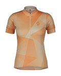 SCOTT Tricou de ciclism cu mânecă scurtă - ENDURANCE 15 W - galben/portocaliu
