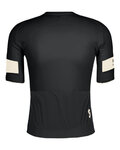 SCOTT Tricou de ciclism cu mânecă scurtă - ENDURANCE PRO - negru/alb