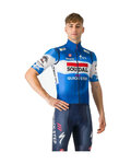 CASTELLI Vestă de ciclism - SOUDAL QUICK-STEP 2024 PRO LIGHT WIND - albastru/alb/roșu