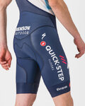 CASTELLI Pantaloni scurți de ciclism cu bretele - COMPETIZIONE 2 QUICK STEP 2025 - albastru