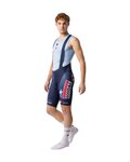 CASTELLI Pantaloni scurți de ciclism cu bretele - COMPETIZIONE 2 TEAM SOUDAL QUICK-STEP 2026 - albastru