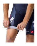 CASTELLI Pantaloni scurți de ciclism cu bretele - COMPETIZIONE 2 TEAM SOUDAL QUICK-STEP 2026 - albastru