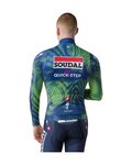 CASTELLI Tricou de ciclism cu mânecă lungă de vară - MID WEIGHT 2 LS TEAM SOUDAL QUICK-STEP 2026 - albastru