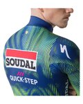 CASTELLI Tricou de ciclism cu mânecă lungă de vară - MID WEIGHT 2 LS TEAM SOUDAL QUICK-STEP 2026 - albastru