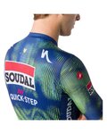 CASTELLI Tricou de ciclism cu mânecă scurtă - COMPETIZIONE 4 TEAM SOUDAL QUICK-STEP 2026 - albastru/verde