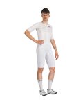 CASTELLI Pantaloni scurți de ciclism cu bretele - FREE AERO RACE - alb