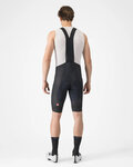CASTELLI Pantaloni scurți de ciclism cu bretele - A/C - negru