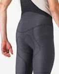 CASTELLI Pantaloni scurți de ciclism cu bretele - COMPETIZIONE 2 - gri