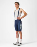 CASTELLI Pantaloni scurți de ciclism cu bretele - COMPETIZIONE 2 KIT - albastru