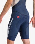 CASTELLI Pantaloni scurți de ciclism cu bretele - COMPETIZIONE 2 KIT - albastru
