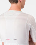 CASTELLI Tricou de ciclism cu mânecă scurtă - AERO RACE 8S - alb