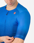 CASTELLI Tricou de ciclism cu mânecă scurtă - UPF - albastru