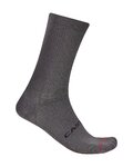 CASTELLI Șosete clasice de ciclism - ESPRESSO 18 - gri
