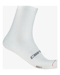 CASTELLI Șosete clasice de ciclism - ESPRESSO 12 - alb