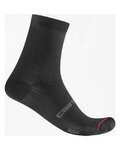 CASTELLI Șosete clasice de ciclism - ESPRESSO 12 - negru