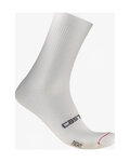 CASTELLI Șosete clasice de ciclism - ESPRESSO 2 - alb