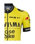 AGU Tricou de ciclism cu mânecă scurtă - REPLICA VISMA | LEASE A BIKE W 2024 - galben/negru