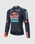SPORTFUL Tricou de ciclism cu mânecă lungă de vară - RED BULL BORA - HANSGROHE THERMAL - albastru