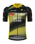 RAPIDGEAR Tricou de ciclism cu mânecă scurtă - VISMA TDF25 REPLICA JERSEY - galben/negru