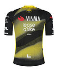 RAPIDGEAR Tricou de ciclism cu mânecă scurtă - VISMA TDF25 REPLICA JERSEY - galben/negru