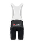RAPIDGEAR Pantaloni scurți de ciclism cu bretele - VISMA TDF25 REPLICA BIBSHORT - negru