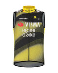 RAPIDGEAR Vestă de ciclism - VISMA TDF25 REPLICA WINDBODY - galben/negru