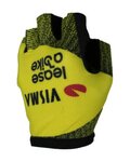 RAPIDGEAR Mănuși de ciclism fără degete - VISMA TDF25 REPLICA GLOVES - galben/negru