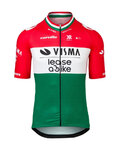 RAPIDGEAR Tricou de ciclism cu mânecă scurtă - REPLICA VISMA HUNGARIAN CHAMP 2025 - roșu/alb/verde