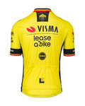 RAPIDGEAR Tricou de ciclism cu mânecă scurtă - TEAM VISMA BELGIUM CHAMPION 2025 - galben