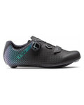 NORTHWAVE Pantofi de ciclism - CORE PLUS 2 - negru/curcubeu